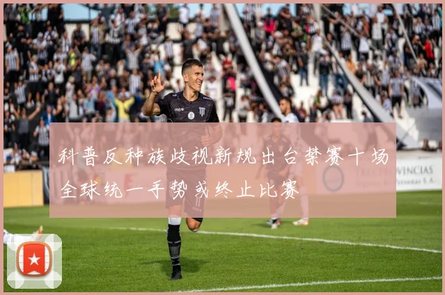 科普反种族歧视新规出台禁赛十场全球统一手势或终止比赛